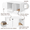 Cat Litter Box Enclosure, White (pre-order ships 7/31)