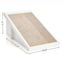 Cat Scratcher Incline, White (pre-order ships 7/31)