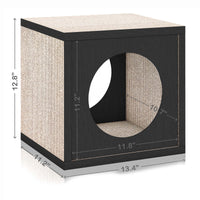 Cat Cube Scratcher Set of 2 - Black (pre-order ships 8/31)