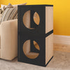 Cat Cube Scratcher Set of 2 - Black (pre-order ships 8/31)