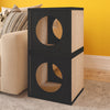 Cat Cube Scratcher Set of 2 - Black