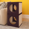 Cat Cube Scratcher Set of 2 - Espresso (pre-order ships 8/31)