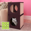 Cat Cube Scratcher, Espresso (pre-order ships 8/31)