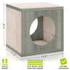 Cat Cube Scratcher, Grey (pre-order ships 6/10)