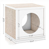 Cat Cube Scratcher Set of 2 - White (pre-order ships 6/10)