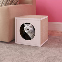 Cat Cube Scratcher Set of 2 - White (pre-order ships 6/10)