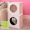 Cat Cube Scratcher, White (pre-order ships 8/31)