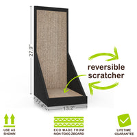 Vertical Cat Scratcher, Black (pre-order ships 8/31)