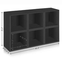 Modular Cubes (Set of 6) - Black (pre-order ships 8/31)