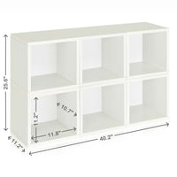 Modular Cubes (Set of 6) - White (pre-order ships 8/31)