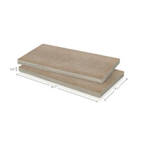 Premium Wall Cat Scratcher 2 Pack with Free Silvervine Catnip, Aspen Grey
