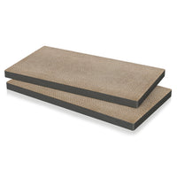 Premium Wall Cat Scratcher 2 Pack with Free Silvervine Catnip, Charcoal Black