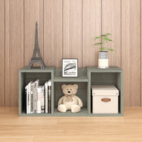 Stacking 3 Cubby Storage Unit, London Grey