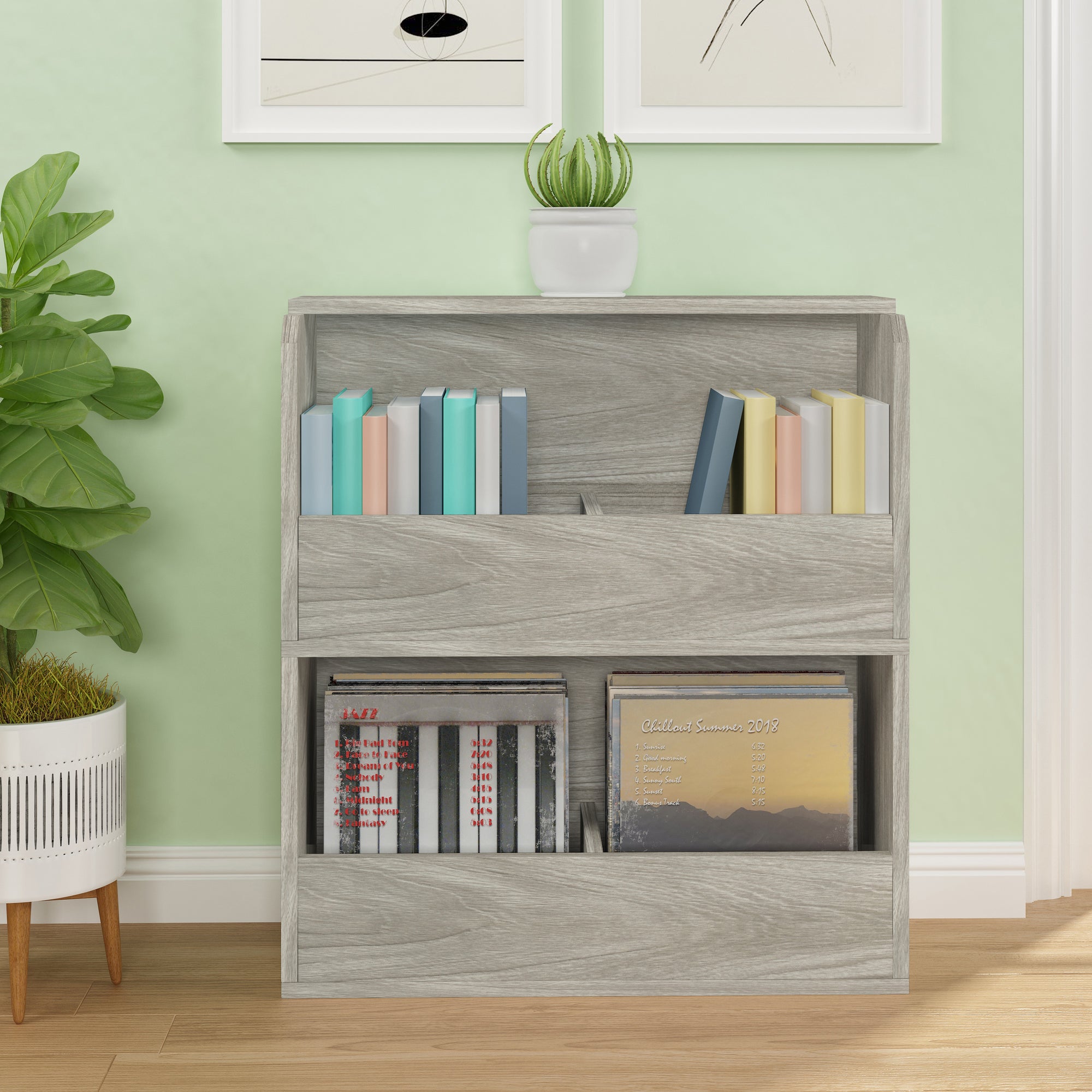 Vinyl bookshelf discount