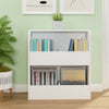 Vinyl Record Shelf and Bookshelf, White (pre-order ships 8/31)