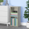 Doubleton 2-Shelf Bookcase, Aspen Grey (pre-order ships 7/31)