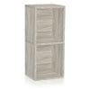 Doubleton 2-Shelf Bookcase, Aspen Grey (pre-order ships 7/31)