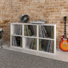 Vinyl Record Cube 2 Shelf, White (pre-order ships 8/31)