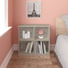 Quartet 4-Cubby Bookcase, Aspen Grey