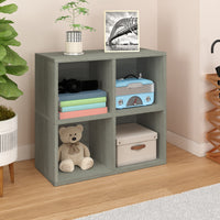 Quartet 4-Cubby Bookcase, London Grey (pre-order ships 7/31)