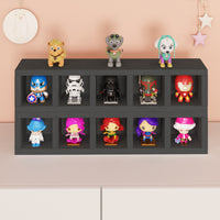 Figures Display Cubby, Charcoal Black