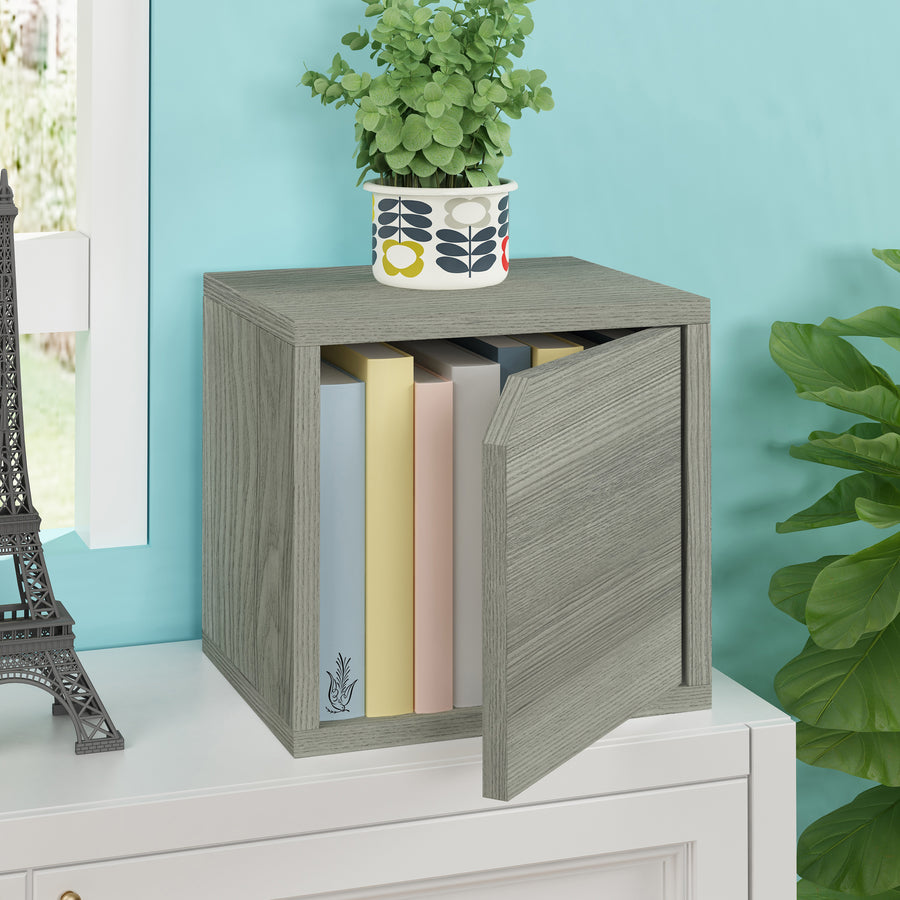 Stack Cube with Door, London Grey (pre-order ships 8/31)