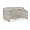Stack Rectangle with Door, Aspen Grey (New Color) (pre-order ships 8/31)