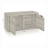 Stack Rectangle with Door, Aspen Grey (New Color)