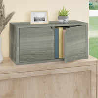 Stack Rectangle with Door, London Grey (New Color) (1 unit left!))