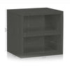 Stack Cube with Shelf, Charcoal Black (pre-order ships 8/31)