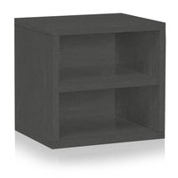 Stack Cube with Shelf, Charcoal Black (pre-order ships 8/31)