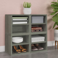 Stack Cube with Shelf, London Grey