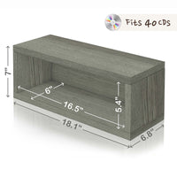 CD Rack Set of 2 - Grey (pre-order ships 8/31)