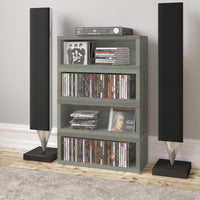 CD Rack Set of 2 - Grey (pre-order ships 6/10)