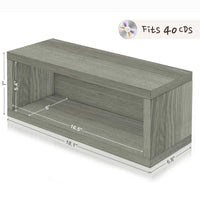 Memphis Stackable CD Rack, London Grey (pre-order ships 8/31)