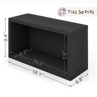 DVD Rack Set of 2 - Black (pre-order ships 6/10)