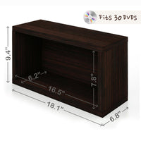 DVD Rack Set of 2 - Espresso