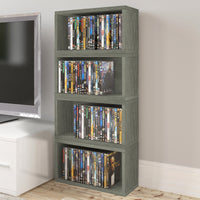 DVD / Game Storage Rack, Grey (pre-order ships 8/31)