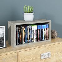 Austin Stackable DVD Rack, Aspen Grey (pre-order ships 8/31)