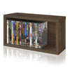Austin Stackable DVD Rack, Royal Walnut (pre-order ships 8/31)