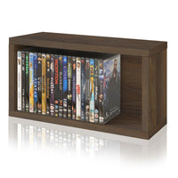 Austin Stackable DVD Rack, Royal Walnut (pre-order ships 8/31)