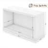 Austin Stackable DVD Rack, White (pre-order ships 8/31)