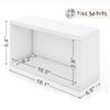 DVD Rack Set of 2 - White (pre-order ships 8/31)