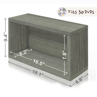 DVD / Game Storage Rack, Grey (pre-order ships 8/31)