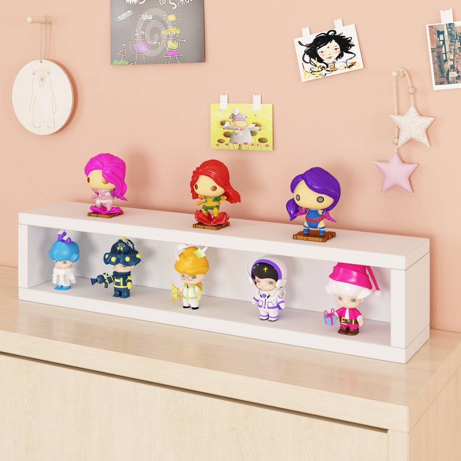 Figures Display Open, White (New Color) (pre-order ships 8/31)