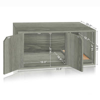 Katville Litter Box Enclosure, London Grey (New Color)