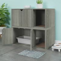 Katville Litter Box Enclosure, London Grey (New Color)