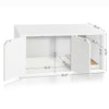 Katville Litter Box Enclosure, White (New Color) (1 unit left!)