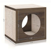 Katsquare Cube Scratching Post, Royal Walnut (pre-order ships 8/31)
