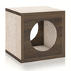 Katsquare Cube Scratching Post, Royal Walnut (pre-order ships 8/31)